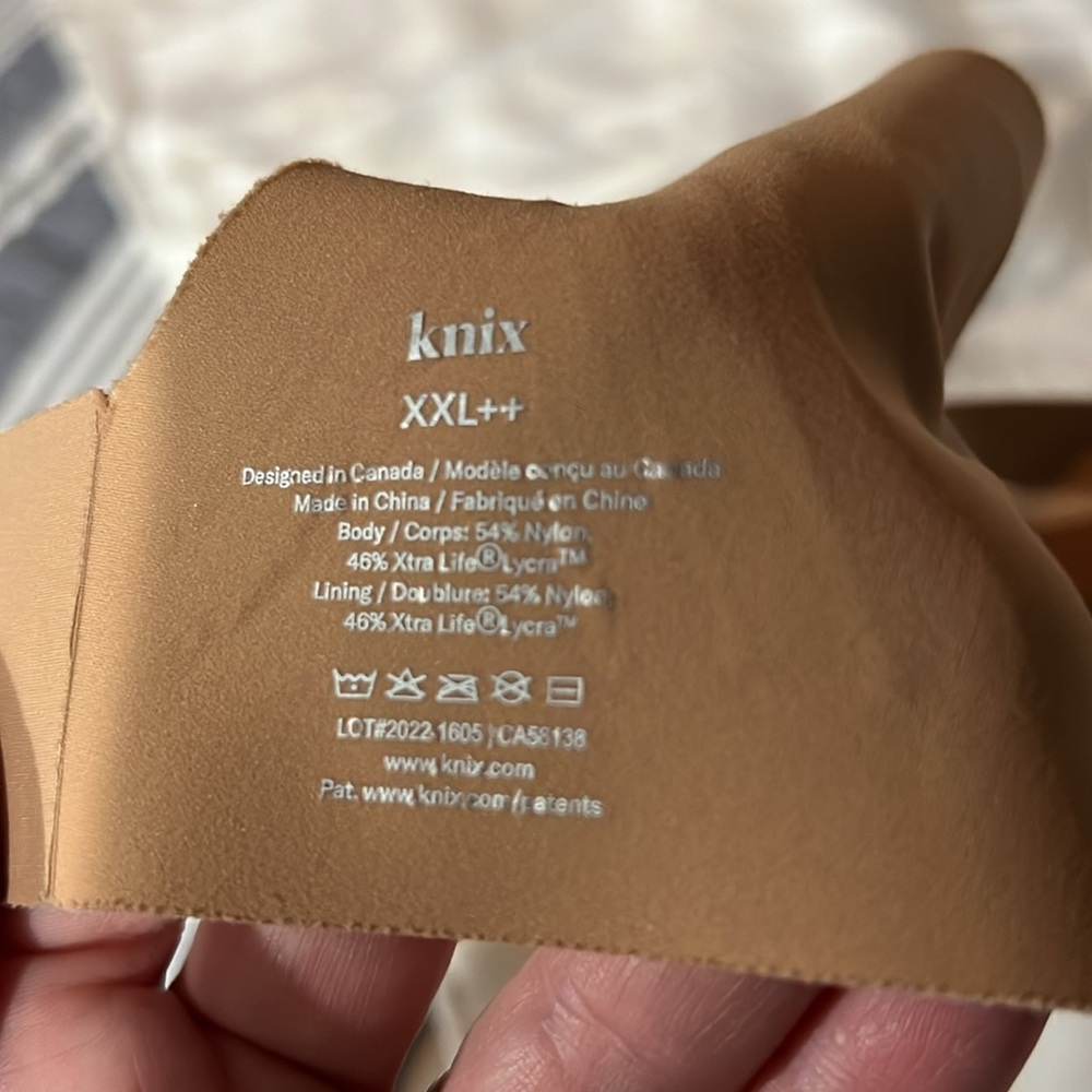 Beige Wireless Knix bra - Picture 2 of 3